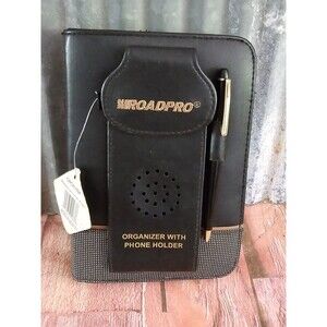 Vintage RoadPro Organizer With Phone Holder Black NWT